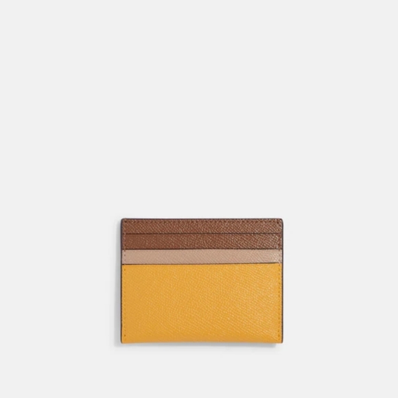 💳⭐️ NWT COACH Card Case In Colorblock ⭐️💳 - Picture 2 of 2